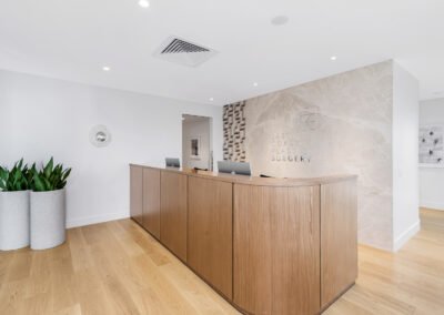 East Coast Plastic Surgery Reception Desk